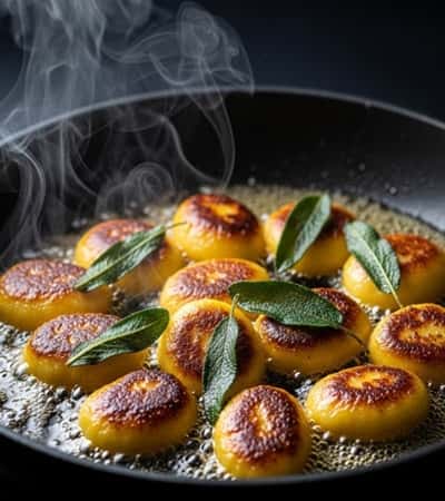 12. Pumpkin Sourdough Gnocchi with Sage Butter
