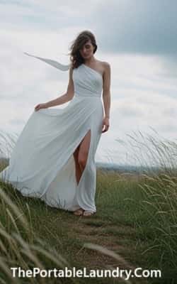12. The “Windswept Simplicity” Dress