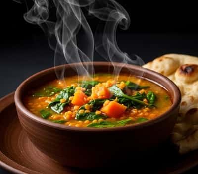 13. Lentil Spinach Soup