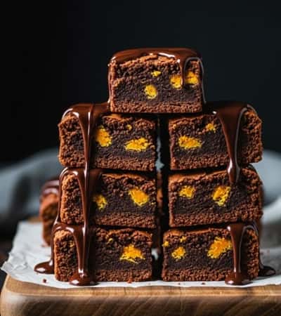 13. Spiced Pumpkin Sourdough Discard Brownies
