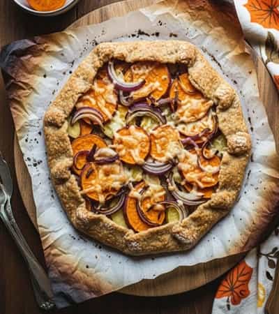 13. Sweet Potato & Caramelized Onion Sourdough Galette