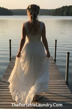 13. The Ruffled Hem Daylight Gown