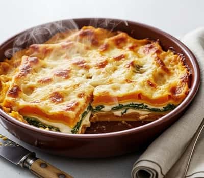 14. Butternut Squash & Spinach Lasagna