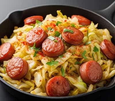 14. Cabbage & Kielbasa Stir-Fry