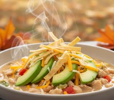 15. White Chicken Chili with Fire-Roasted Corn