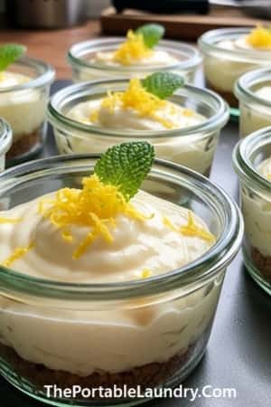 2. No-Bake Keto Lemon Cheesecake Cups