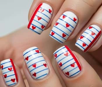 2. Notebook Paper Nails