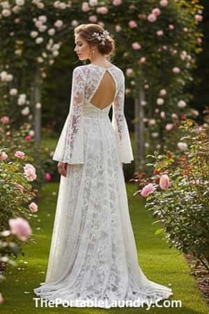 2. The “Whisper of Lace” Gown