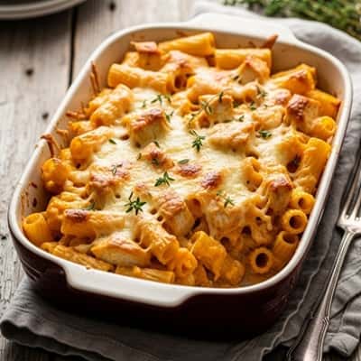 3. Butternut Squash Alfredo Chicken Bake
