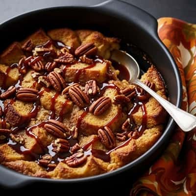 3. Caramel Pecan Bread Pudding