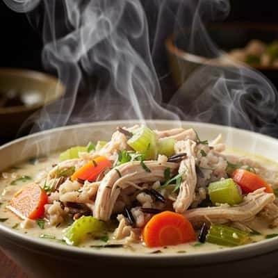 3. Creamy Chicken & Wild Rice Soup
