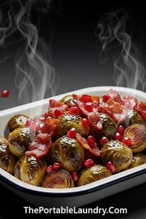 3. Maple-Balsamic Brussels Sprouts with Bacon