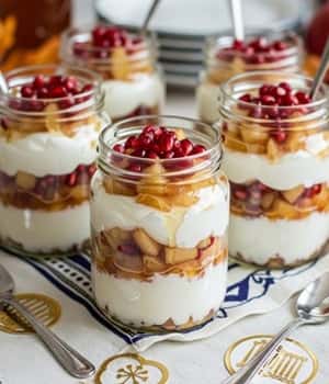 4. Honey Apple Pomegranate Parfaits