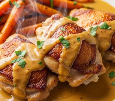 4. Maple Dijon Cream Chicken