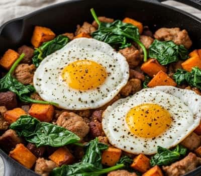 4. Savory Turkey & Sweet Potato Breakfast Hash