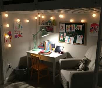 4. Under-Loft Hidden Study Zone
