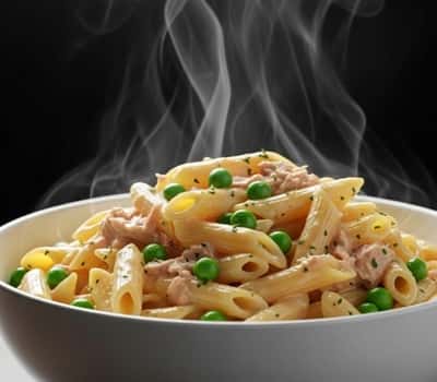 5. Creamy Lemon Tuna Pasta (Cold or Warm)
