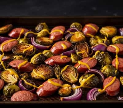 5. Sausage & Brussels Sprouts Sheet Pan Roast