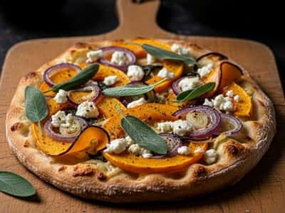 6. Butternut Squash & Sage Sourdough Flatbread