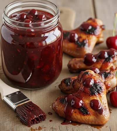 6. Fresh Cherry BBQ Sauce