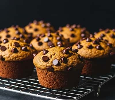 7. Sourdough Pumpkin Chocolate Chip Muffins