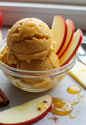 8. Apple Cider Honey Sorbet