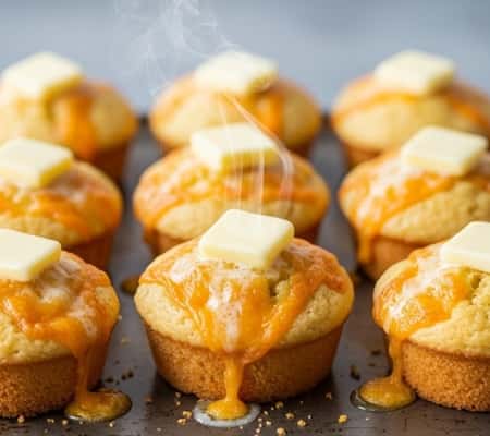 8. Beer & Cheddar Cornbread Muffins
