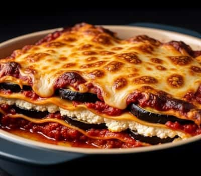 8. Eggplant Lasagna with Ricotta & Basil