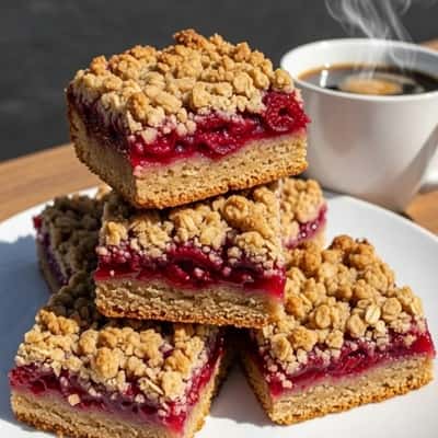 9. Fresh Cherry Oatmeal Bars