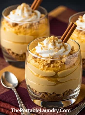 9. No-Bake Pumpkin Mousse Cups