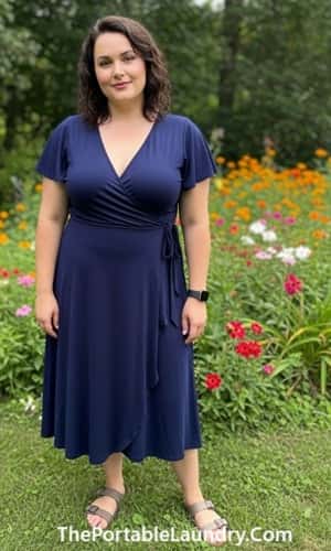 9. Wrap Dress - The OG Belly Hider