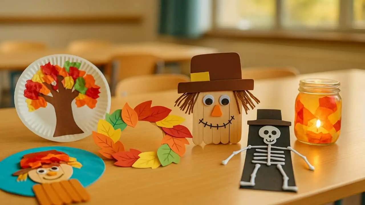 Classroom Fall Crafts for Kindergarten That Wow - featured