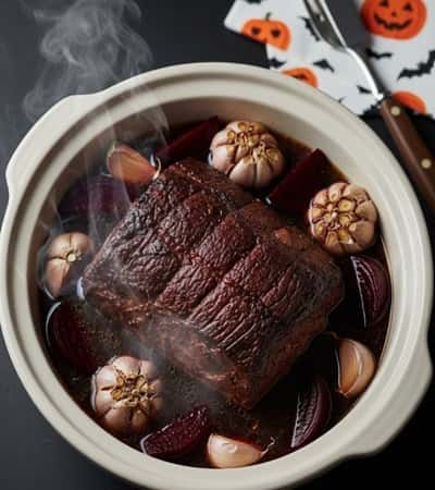 1. Bloody Beet & Garlic Roast