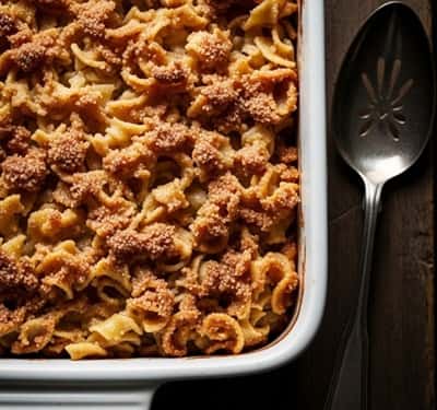 1. Sweet Noodle Kugel (Lokshen Kugel)