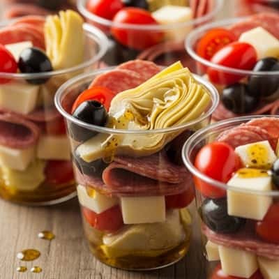 10. Cold Antipasto Cups