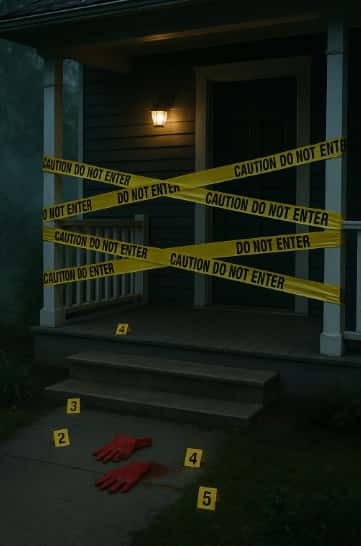 11. “Do Not Enter” Police Scene Tape Wrap