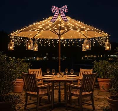 12. Patio Umbrella Upgrade
