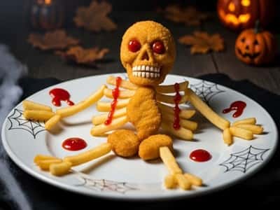13. Air Fryer Skeleton Fries