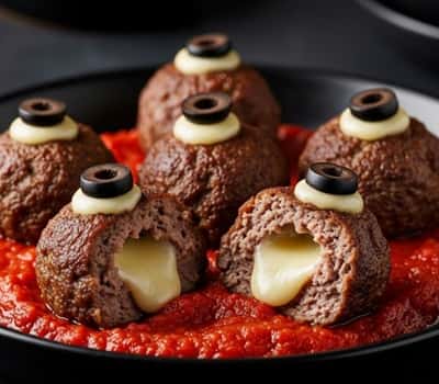 15. Air Fryer Eyeball Meatballs