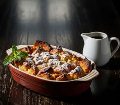 2. Bourbon Pumpkin Bread Pudding
