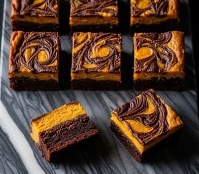 3. Pumpkin Cheesecake Brownies That'll Ruin All Other Brownies