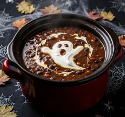 5. Black Bean Cauldron Soup