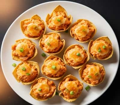 5. Buffalo Chicken Dip Cups