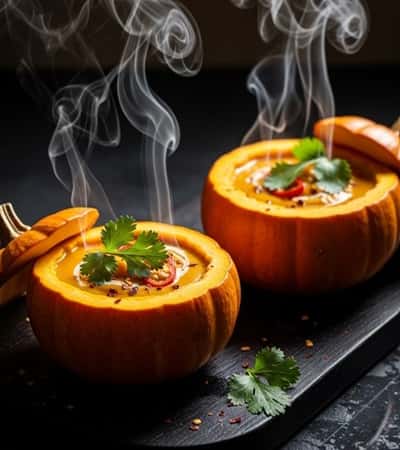 6. Pumpkin Curry with Coconut Milk