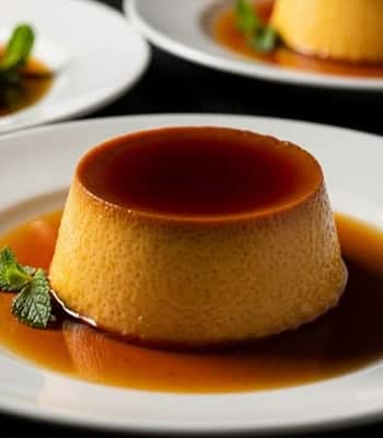 7. Pumpkin Flan with Caramel Crunch