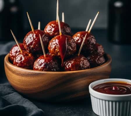 8. BBQ Meatball Bites