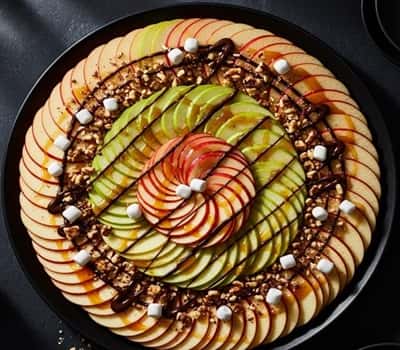 8. Caramel Apple Nachos (Yes, Really)