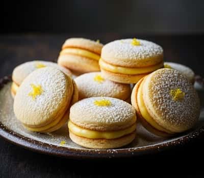 8. Meyer Lemon Shortbread Sandwich Cookies