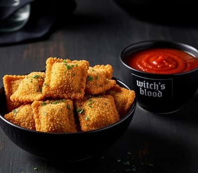 8. Spooky Air Fryer Ravioli Bites