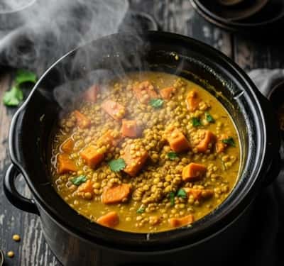 9. Cauldron Curry with Sweet Potato & Lentils
